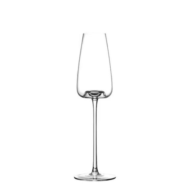Crystal Wine Glasses Set in Red Wine, White Wine, Champagne and Burgundy Styles