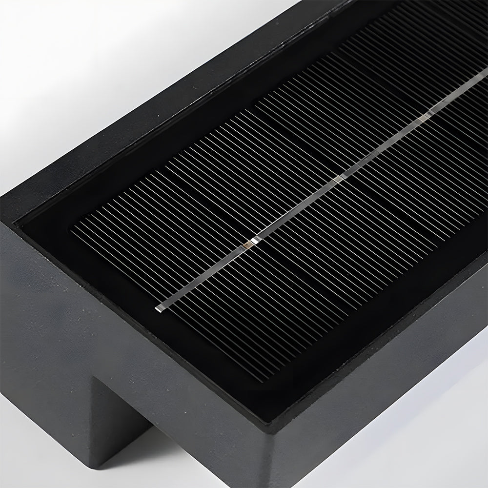 Modern Solar Linear Outdoor Wall Light with IP65 Rating