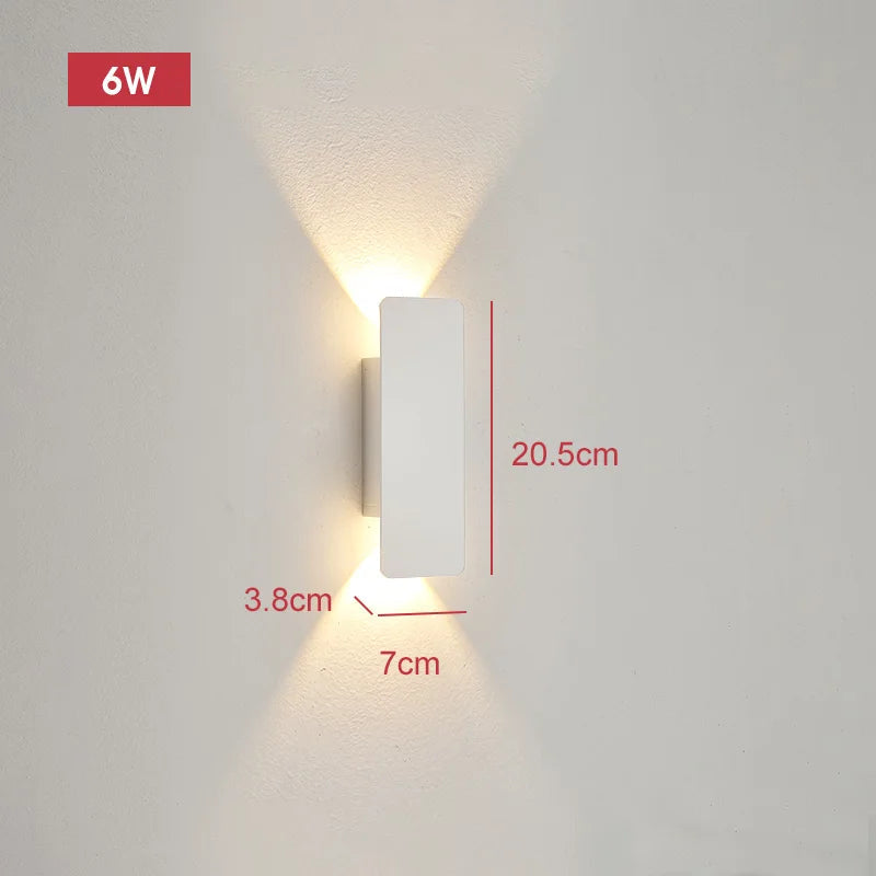 Outdoor LED Wall Light Modern Up Down Sconce for Facade and Patio