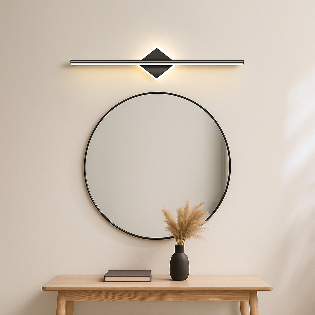 Wall Lamp Modern LED with Round or Square Centre Detail