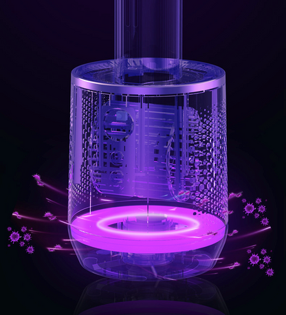 3-in-1 Bladeless Tower Fan with Air Purifier and Ionizer