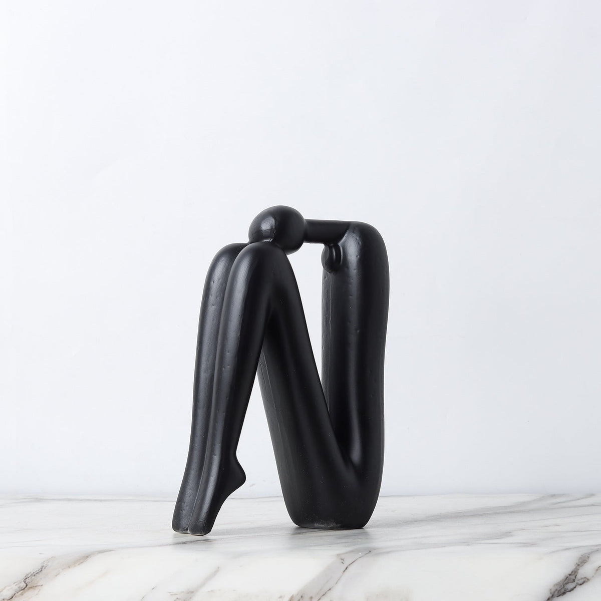 Abstract Human Figure Bookends Set of 2 for Shelf Decor