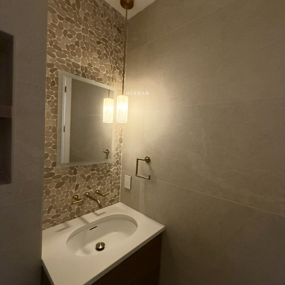 Alabaster Cylinder Pendant Lamp Modern with Natural Stone Shade and Adjustable Height