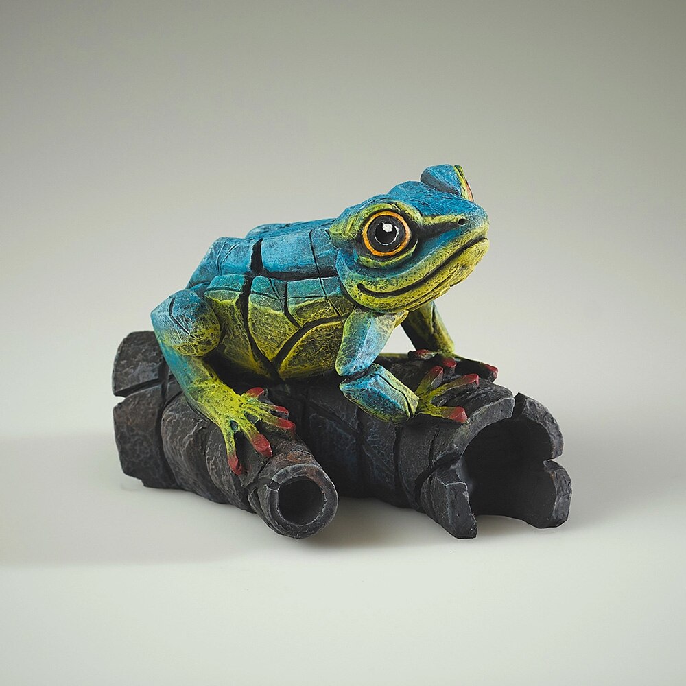 Animal Sculpture Figurine with Geometric Faceted Detail