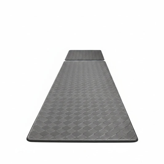 Anti-Fatigue Kitchen Mat Non-Slip Runner Rug with Diamond Pattern