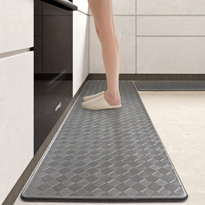 Anti-Fatigue Kitchen Mat Non-Slip Runner Rug with Diamond Pattern