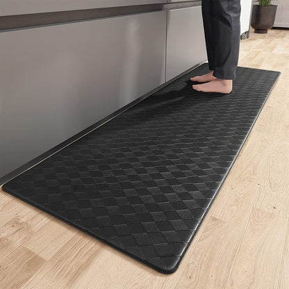 Anti-Fatigue Kitchen Mat Non-Slip Runner Rug with Diamond Pattern
