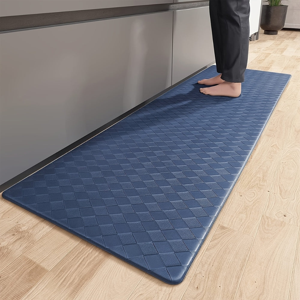 Anti-Fatigue Kitchen Mat Non-Slip Runner Rug with Diamond Pattern