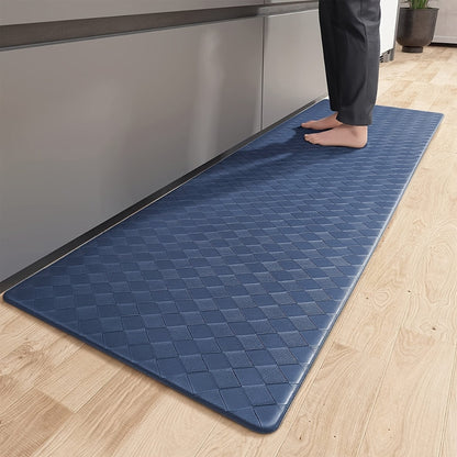 Anti-Fatigue Kitchen Mat Non-Slip Runner Rug with Diamond Pattern