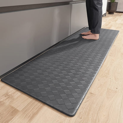 Anti-Fatigue Kitchen Mat Non-Slip Runner Rug with Diamond Pattern