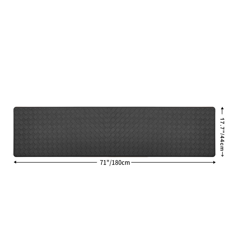 Anti-Fatigue Kitchen Mat Non-Slip Runner Rug with Diamond Pattern