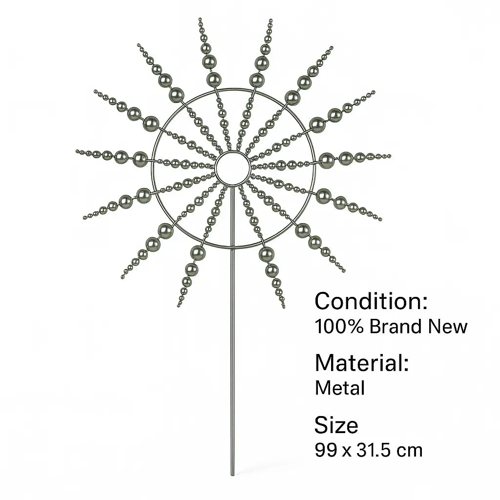 Anti-Rust Kinetic Wind Spinner with Ground Stake
