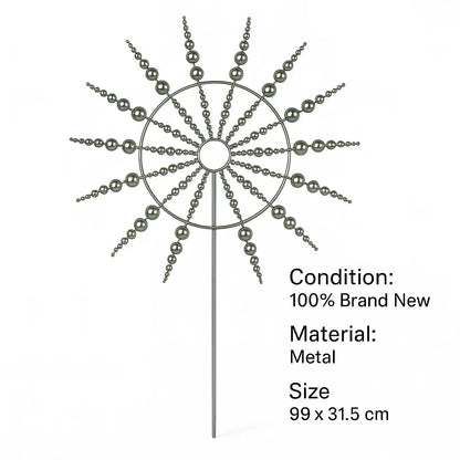 Anti-Rust Kinetic Wind Spinner with Ground Stake