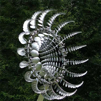 Anti-Rust Kinetic Wind Spinner with Ground Stake