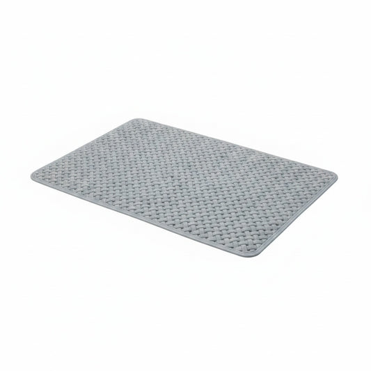 Anti-Slip Bath Mat for Shower and Bathtub with Suction Cups and Drainage Holes