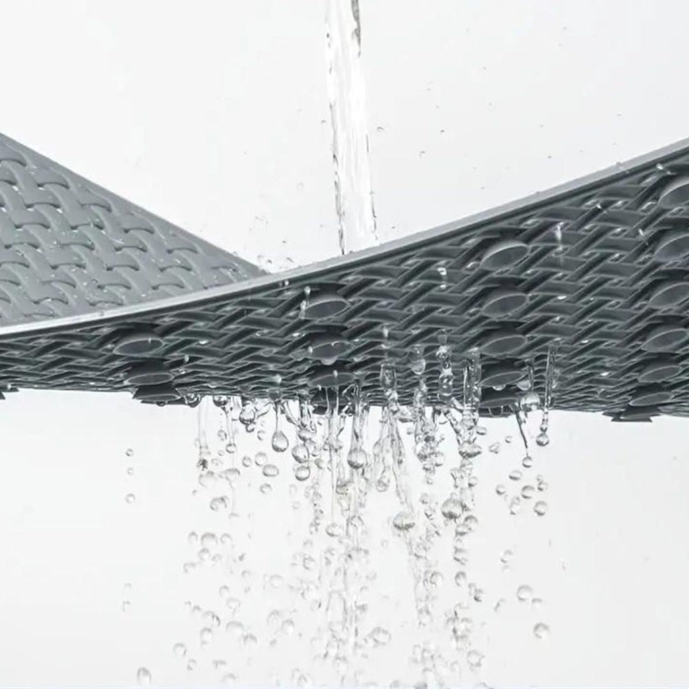 Anti-Slip Bath Mat for Shower and Bathtub with Suction Cups and Drainage Holes