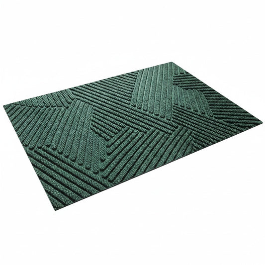 Anti-Slip Entrance Door Mat with Textured Dirt-Trapping Surface