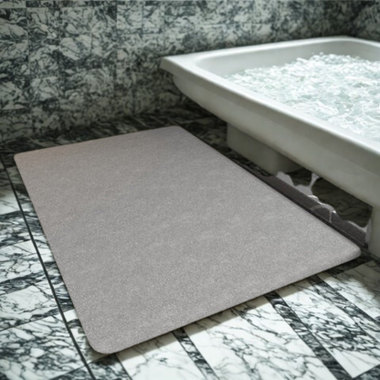 Bath Mat Quick-Dry Antislip Bathroom Rug with Non-Slip Base