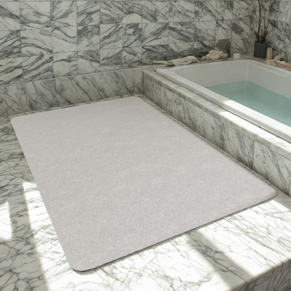 Bath Mat Quick-Dry Antislip Bathroom Rug with Non-Slip Base