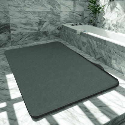 Bath Mat Quick-Dry Antislip Bathroom Rug with Non-Slip Base