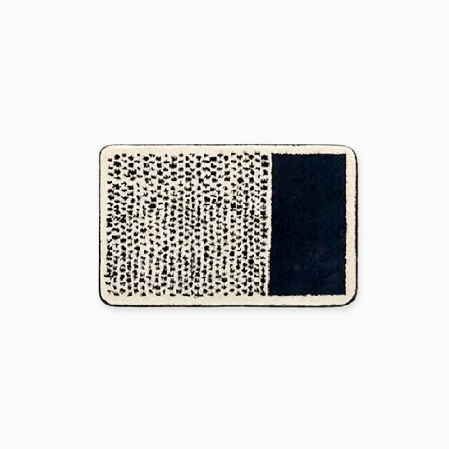 Bath Mat with Abstract Pattern and Anti-Slip Bottom