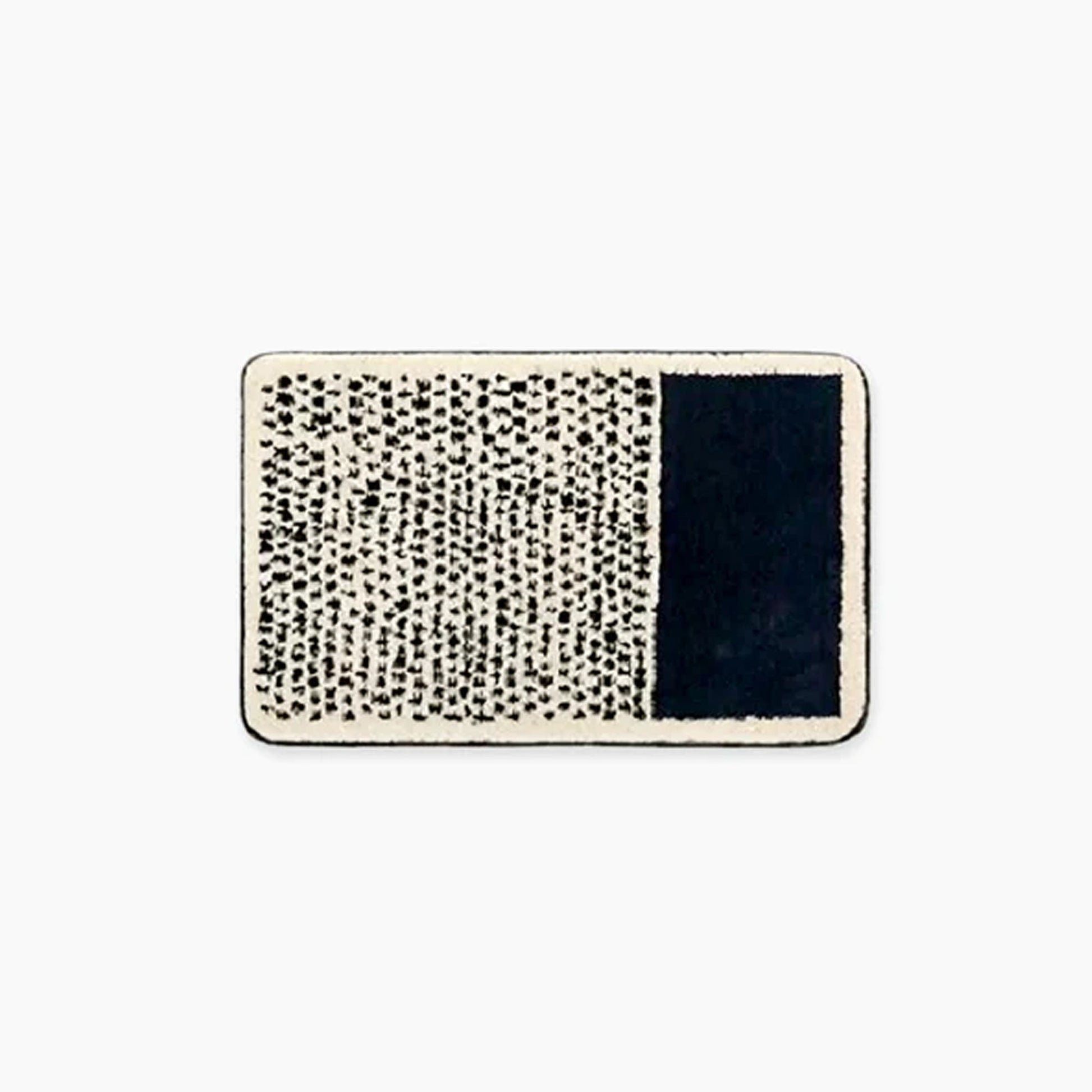 Bath Mat with Abstract Pattern and Anti-Slip Bottom