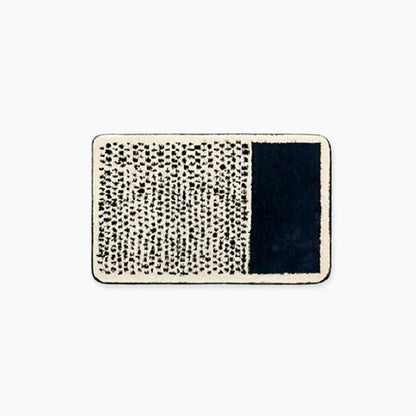 Bath Mat with Abstract Pattern and Anti-Slip Bottom
