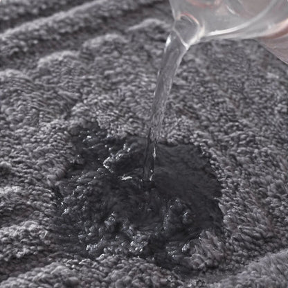 Bath Mat with Anti-Slip Bottom and Absorbent Textured Surface