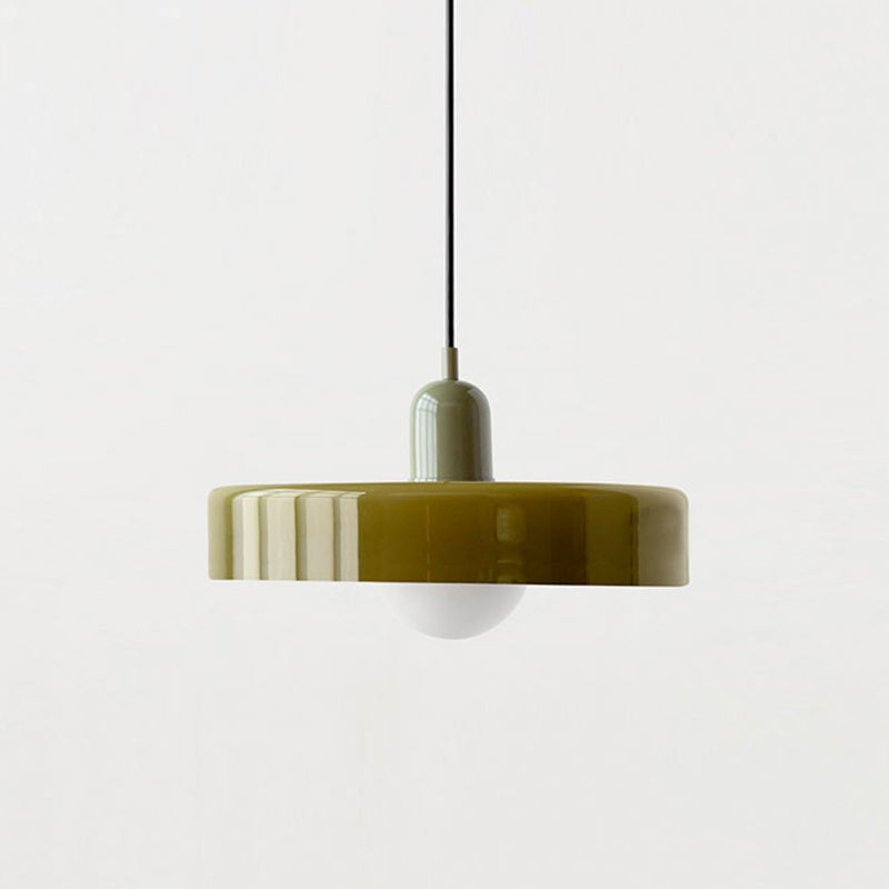 Bauhaus Pendant Lamp with Round Glass Shade