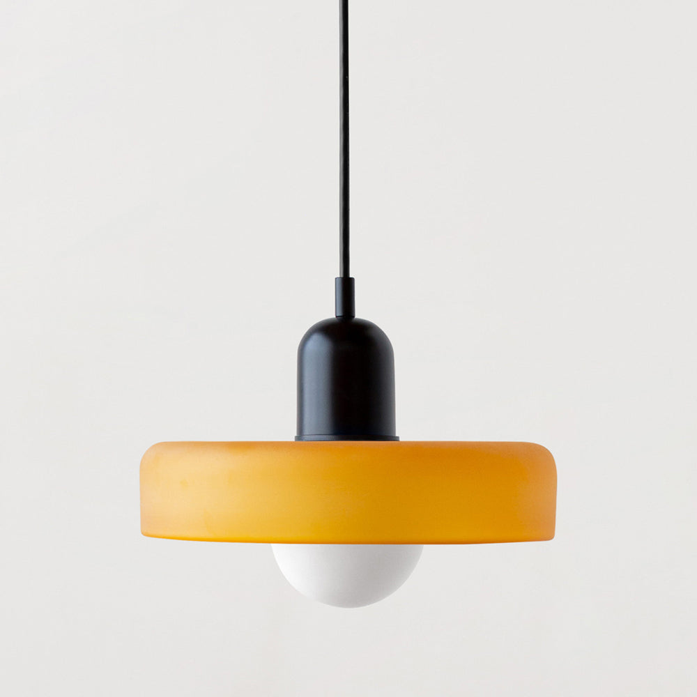 Bauhaus Pendant Lamp with Round Glass Shade