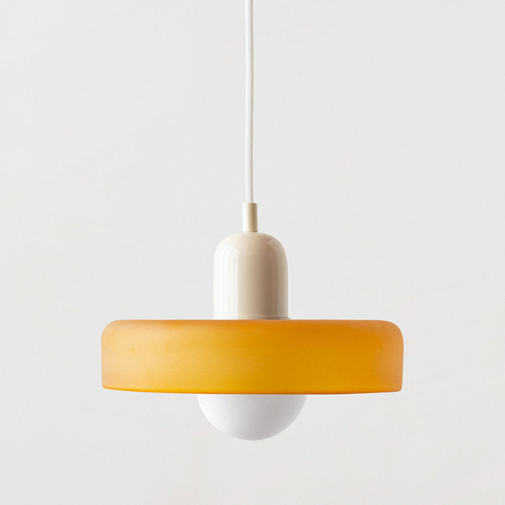 Bauhaus Pendant Lamp with Round Glass Shade