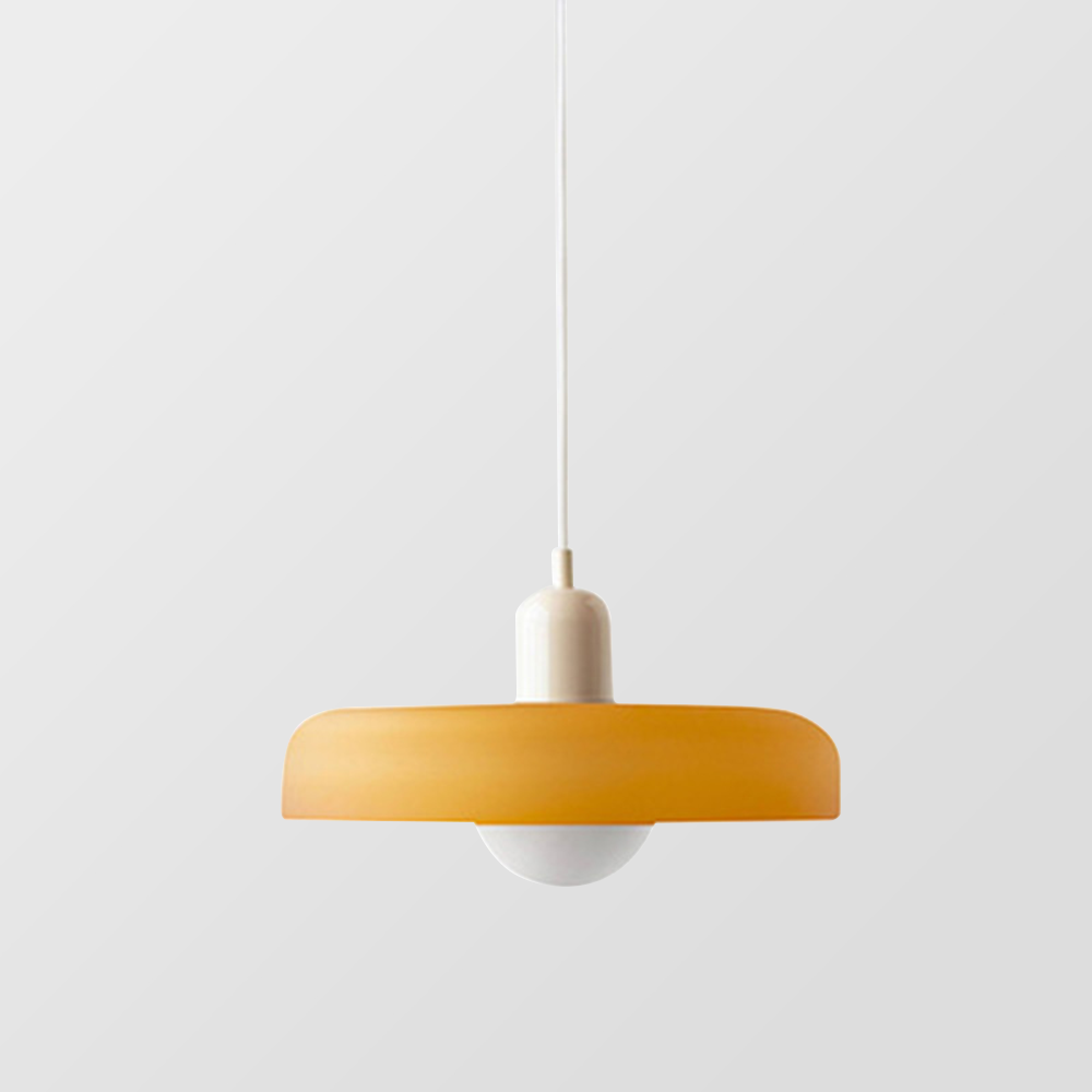 Bauhaus Pendant Lamp with Round Glass Shade