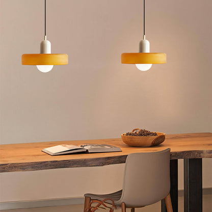 Bauhaus Pendant Lamp with Round Glass Shade