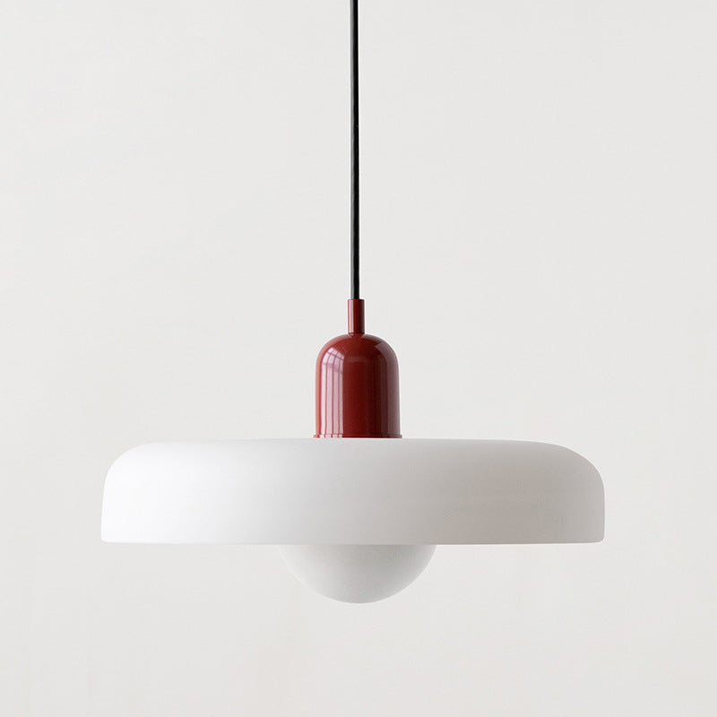 Bauhaus Pendant Lamp with Round Glass Shade