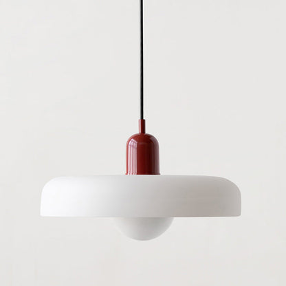 Bauhaus Pendant Lamp with Round Glass Shade