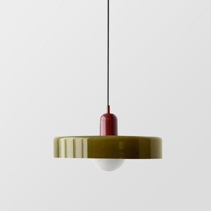 Bauhaus Pendant Lamp with Round Glass Shade