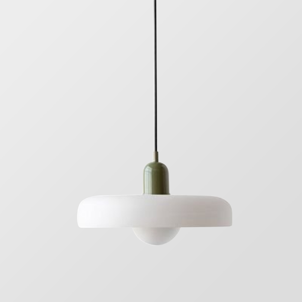 Bauhaus Pendant Lamp with Round Glass Shade