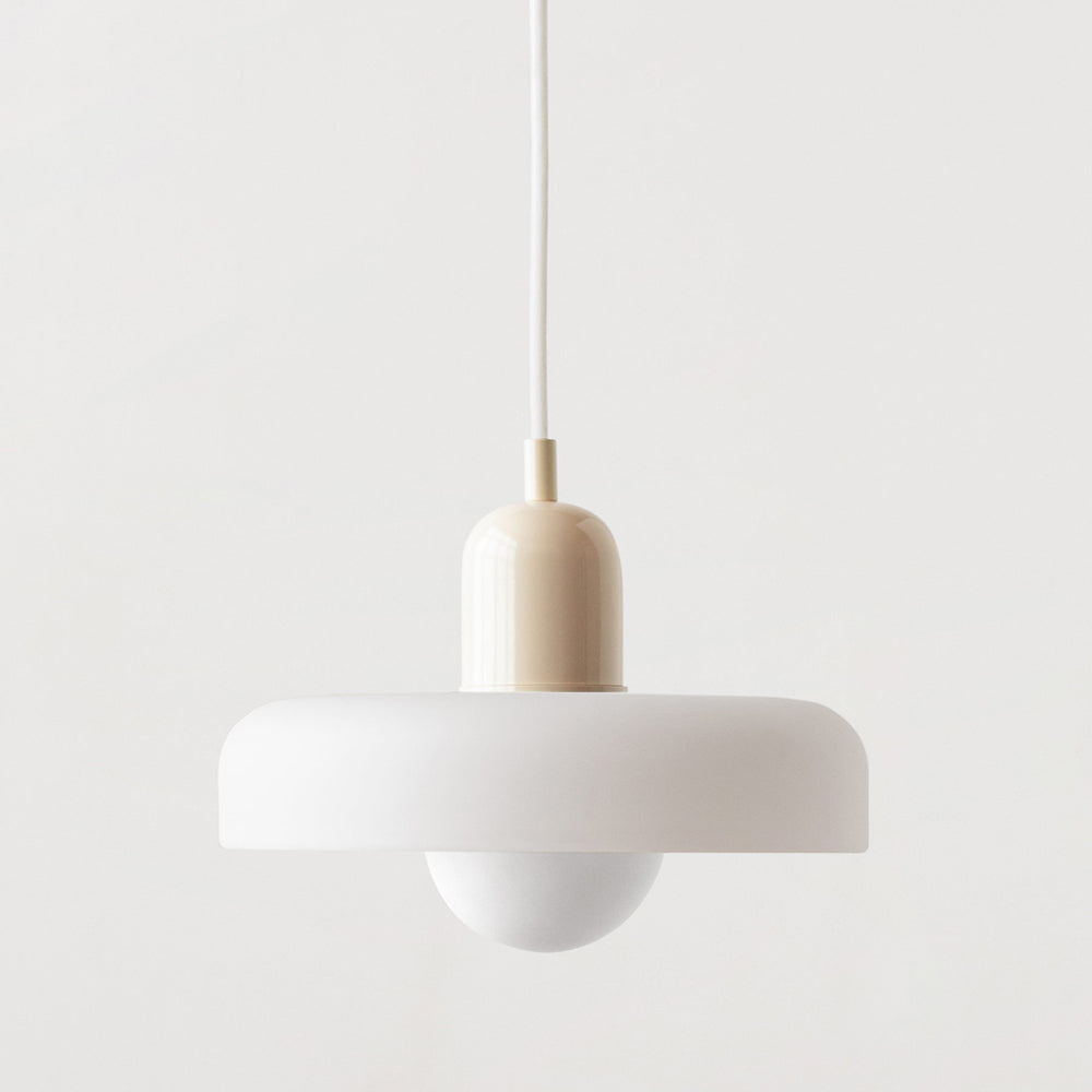 Bauhaus Pendant Lamp with Round Glass Shade