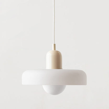 Bauhaus Pendant Lamp with Round Glass Shade