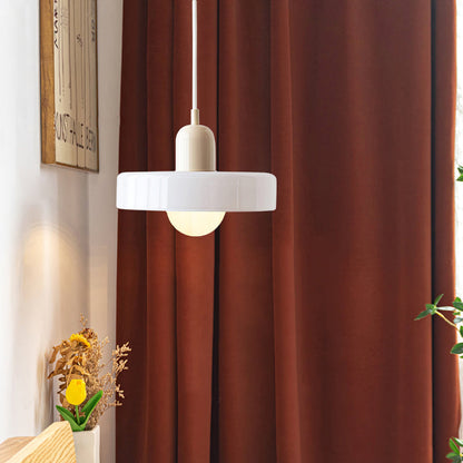 Bauhaus Pendant Lamp with Round Glass Shade