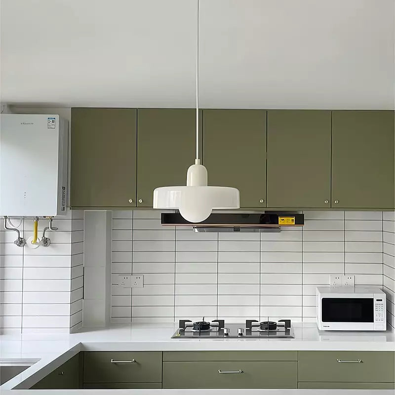Bauhaus Pendant Lamp with Round Glass Shade