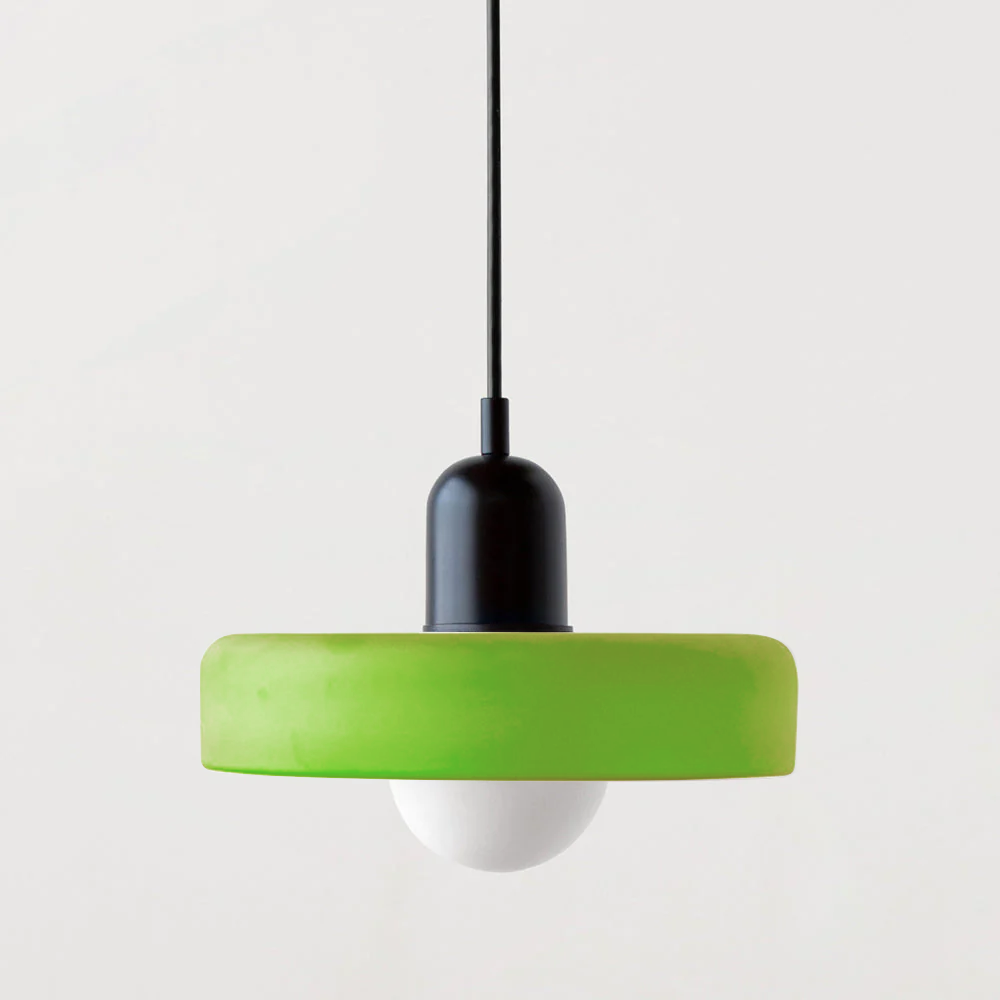 Bauhaus Pendant Lamp with Round Glass Shade