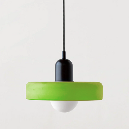 Bauhaus Pendant Lamp with Round Glass Shade