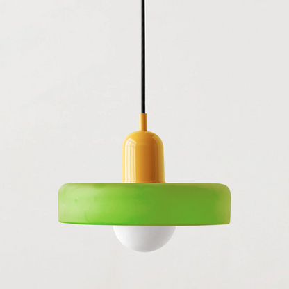 Bauhaus Pendant Lamp with Round Glass Shade