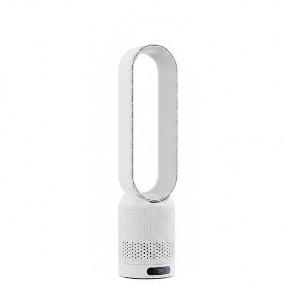 Bladeless Tower Fan with Air Purifier and 90° Oscillation
