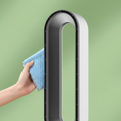 Bladeless Tower Fan with Air Purifier and 90° Oscillation