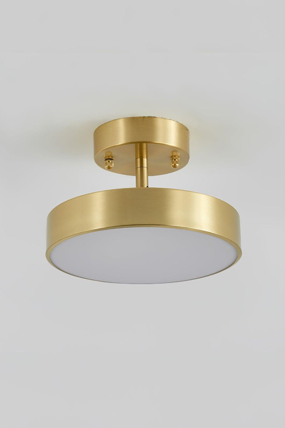 Ceiling Lamp Modern Minimalist with Rotating Round Shade and Integrated LED
