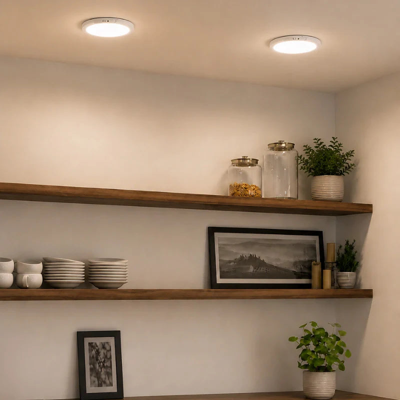 Ceiling Light with Motion Sensor, Remote Control and Rechargeable Battery