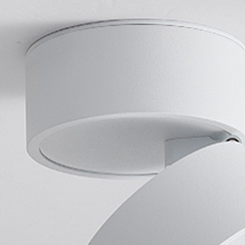 Ceiling Spotlight Minimalist Rotatable Surface Mount with Cylindrical Shade