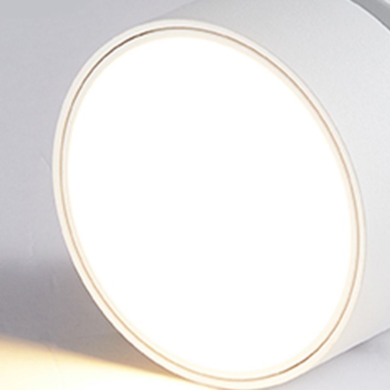 Ceiling Spotlight Minimalist Rotatable Surface Mount with Cylindrical Shade